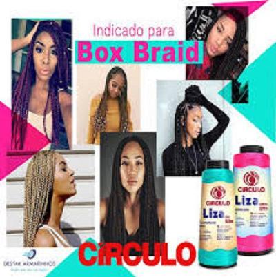 Linha Liza Grossa Para Box Braids Preto