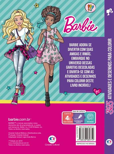 LIVRO PARA COLORIR - BARBIE A GRANDE FESTA CIRANDA CULTURAL