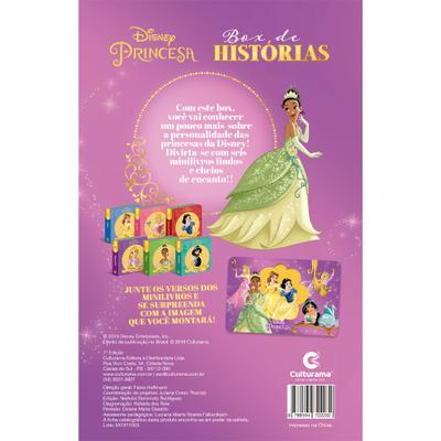 Box de Livros e Quebra cabeça das Princesas