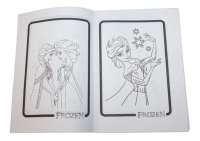 60 Folhas Desenho Pra Colorir Pintar Princesas Disney Frozen