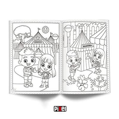 Livro de colorir Os Aventureiros (Em Portugues do Brasil)