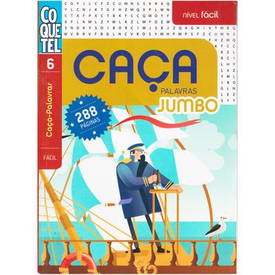 Passatempos Coquetel Caça Palavras Jumbo Fácil Kit 2 Volumes - Livros de Palavras  Cruzadas - Magazine Luiza