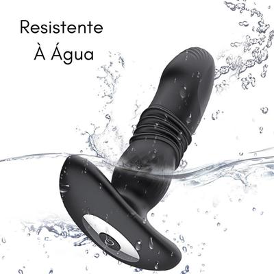 Massageador de Próstata Vai e Vem Plug Anal Controle Remoto 15,8cm x 3,8cm  10 Intensidades Silicone Recarregável | Magalu Empresas