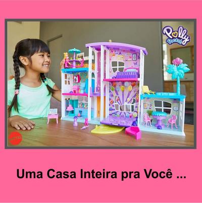 Polly Pocket Mega Casa de Surpresas, Mattel