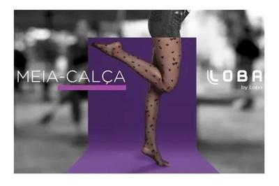 Meia calça sale de coração lupo