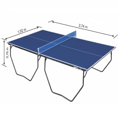 Mesa ping pong rodízio 15 mm - klopf - 1007 - mdp