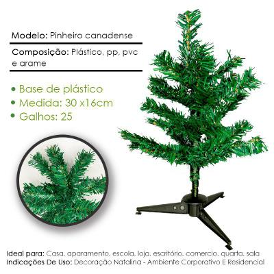 Mini Árvore Natal 30cm + Enfeite + Apoio + Fio De Fada | Magalu Empresas |  B2B e compras com CNPJ