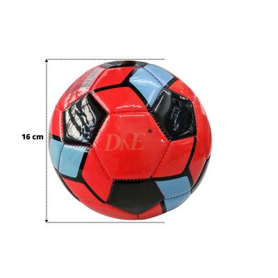 Bola de futebol vermelha para recreação de jogo de futebol