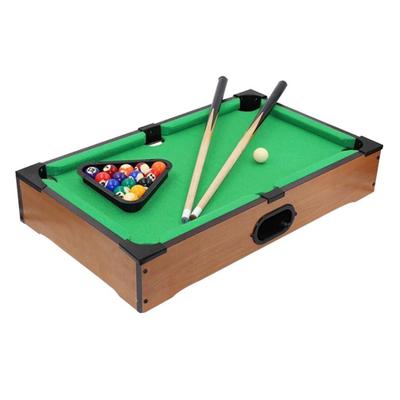 Jogo Mini Mesa de Bilhar Sinuca Compacta em Madeira Snooker com 2