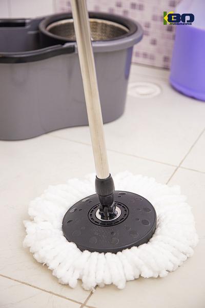 Rodo Mop E Balde Para Limpeza De Piso 12l 360 Perfect