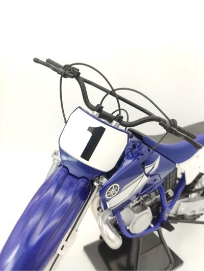 Miniatura Moto De Ferro Cross Trilha Yamaha Na Caixa 1:12