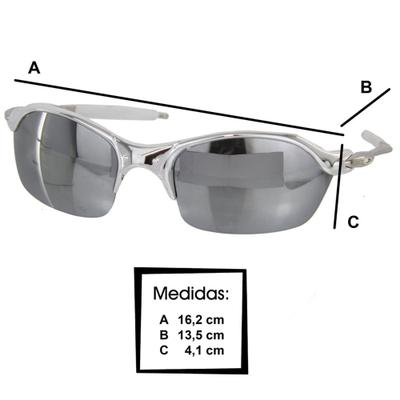 Oculos Masculino Juliet Lupa Mandrake Lente Roxa Espelhada Polarizada -  Orizom - Óculos de Sol - Magazine Luiza
