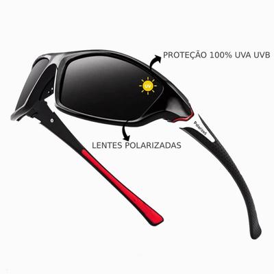 Oculos Mandrake Lupa do Vilão, Metal, Lente Polarizada, Esportivo,  Ciclismo, Proteção UV, Qualidade