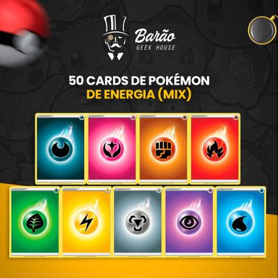 Lote de 40 Energia - Cartinhas Pokémon - Elétrico em Promoção na