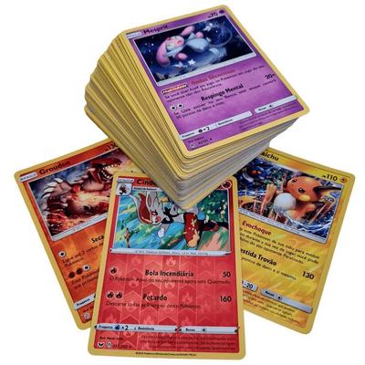 Pack de 100 Cartas Pokemon Original Sem Repetições Com 05 Brilhantes  Garantidas, Magalu Empresas