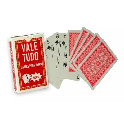 Conjunto 2 Baralho Azul e Vermelho Dois Jogos Truco Poker - CMZ