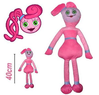 Mommy Leg Long Aranha Boneca Pelucia Rosa Huggy Wuggy