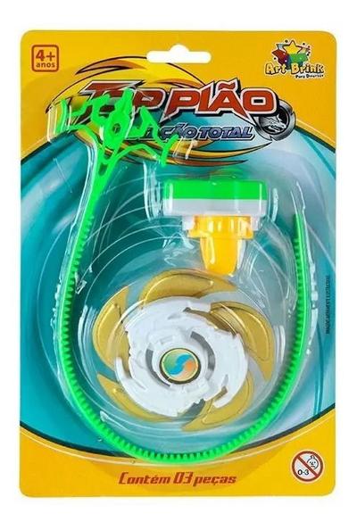 BRINQUEDO - Lote de 3 peões Beyblade com lançadores. Ma