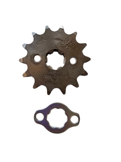 Pião Pinhão 14 Dentes + Trava Shineray Phoenix Gold 50cc Shineray