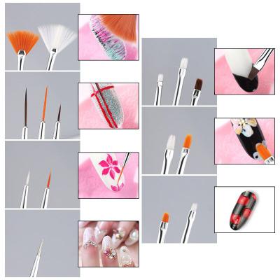 Kit Para Nail Art Carimbo De Unhas + 15 Pincéis