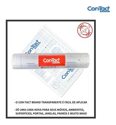 Papel Adesivo Contact Transparente Plavitec