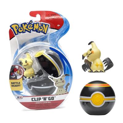 Brinquedo Pokébola Com 1 Pokémon Clip N Go Para Capturar E