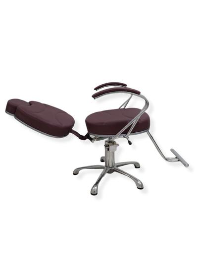 Poltrona Cadeira Reclinável De Barbeiro Hidráulico - BM Móveis
