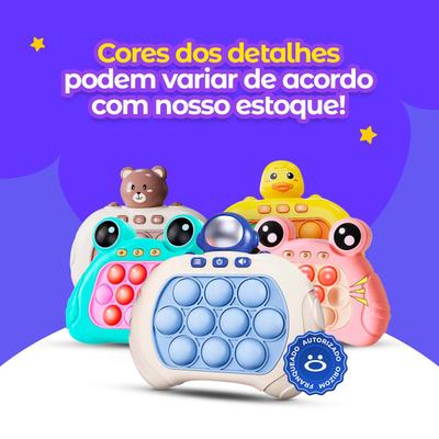 Puzzle Game Jogo Infantil Pop It Eletrônico + 3 Pilhas Aaa Cor Astronauta
