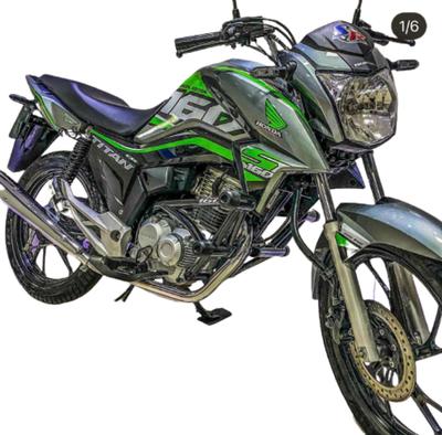 Protetor De Carenagem Fan 160 Titan 160 Stunt Race Preto