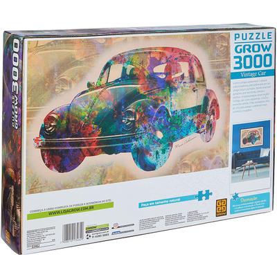 Quebra-cabeça Puzzle 3000 Peças Vintage Car 03462 - Grow em