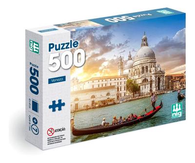 Quebra Cabeça Puzzle 500 Pçs Duplo Passeio Pela Europa Grow - Quebra-Cabeça  - Magazine Luiza