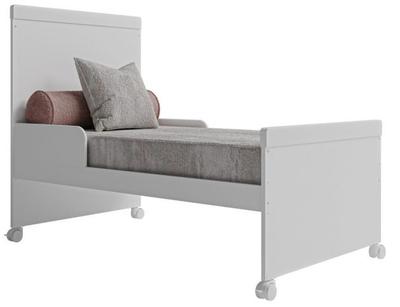 Quarto Livia com Roupeiro e Cômoda Branco- Móveis Canaã na Kids Baby