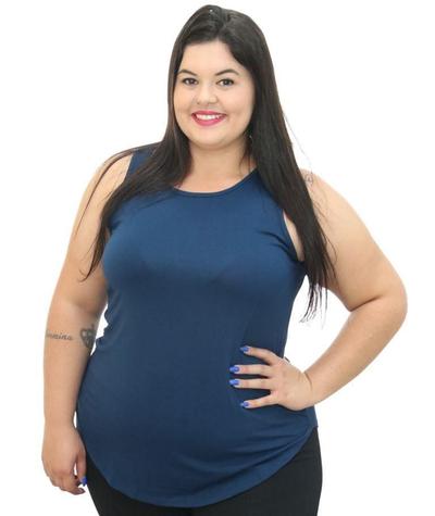 Regata feminina para academia plus size 2025