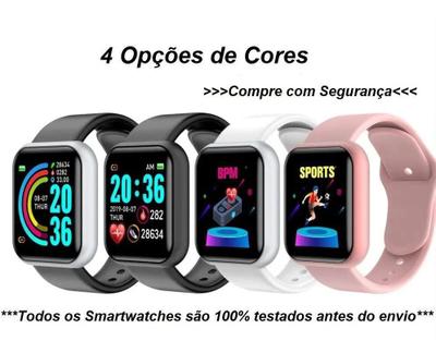 Relógio Digital Esporte Bracelete Led Adulto Infantil Smart - - Preto