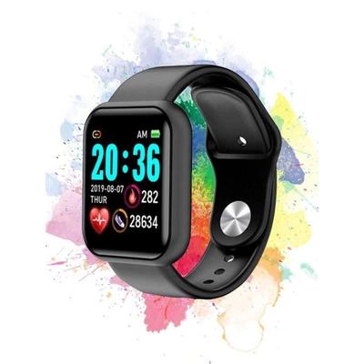 Relógio Digital Esporte Bracelete Led Adulto Infantil Smart - - Preto