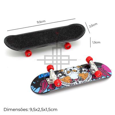 Skate De Dedo Infantil Radical Metal Brinquedo