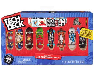 Tech Deck Pack 8 Skates de Dedo Aniversário 25 Anos - Sunny 003810