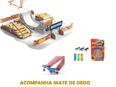 Pista De Skate De Dedo Radical Skate Park Em Madeira