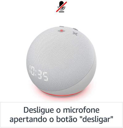 Smart Speaker  Alexa Echo Dot 4 Geração 