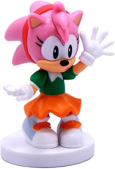 Action Figures Coleção 9 Bonecos Miniatura Sonic The Hedgehog Classic Mini  Buildable Figures Sonic Amy Tails