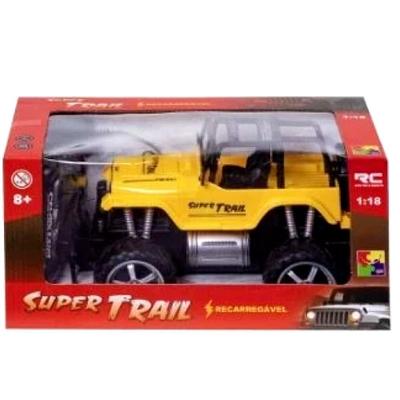 Carrinho Controle Remoto 4x4 Monster Truck Rc Bateria Recarregavel Rally  Brinquedo Menino