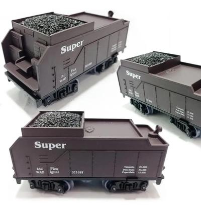 Auto Pista Trilho Super Trem Locomotiva Ferrorama Brinquedo