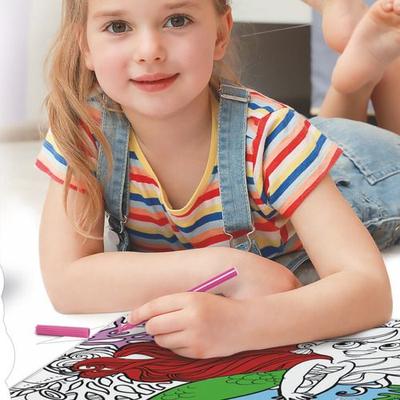 Tapete Para Colorir Infantil Lavável Com Canetinhas - minipreco