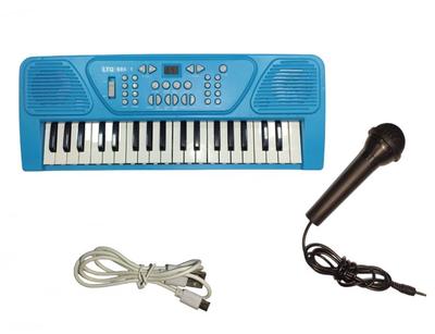 Teclado Musical Infantil Iniciantes Com 61 Teclas Microfone