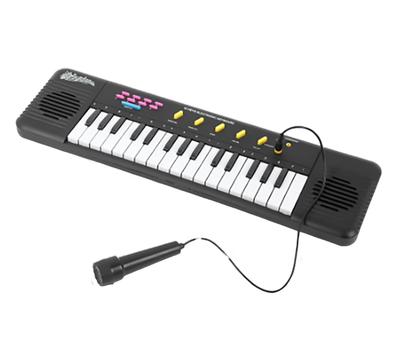 Mini Teclado Infantil Piano 32 Teclas Musical Karaokê e Microfone Crianças  Aprender Tocar a Pilha