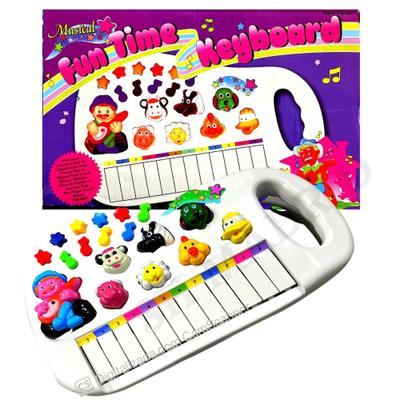 Piano Teclado Musical Animal Infantil Fazendinha Braskit na