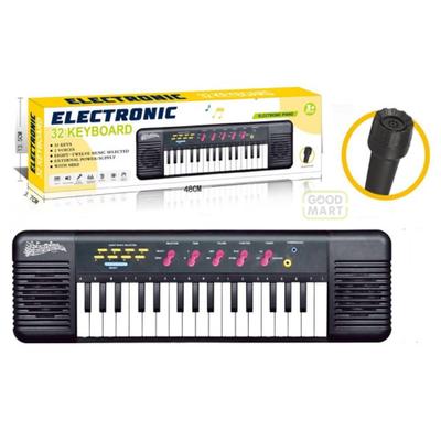 Teclado Infantil Musical 32 Teclas Keys Com Microfone Piano - eletronic -  Piano / Teclado de Brinquedo - Magazine Luiza