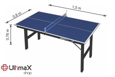 Mini mesa ping pong Júnior - modelo 1003 klopf - mdp 12mm + kit c/ 2  Raquetes e 3 Bolas 5055 em Promoção na Americanas