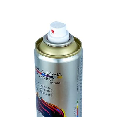 Tinta Temporaria Spray para Cabelos Azul BarberShop Tinta da Alegria  250ml/125g