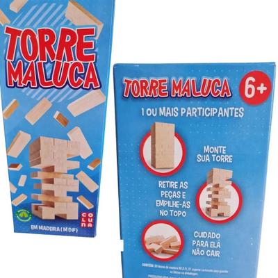 JOGO TORRE MALUCA COLUNA 39 PECAS